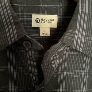 HAGGAR Men’s Button-Up/Dress Shirt Medium